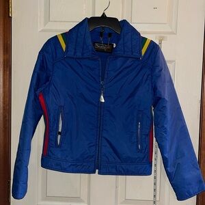 RARE! Retro-1970s-VTG-Sears SportsCenter-medium-ski wear-royal blue,jacket/coat.